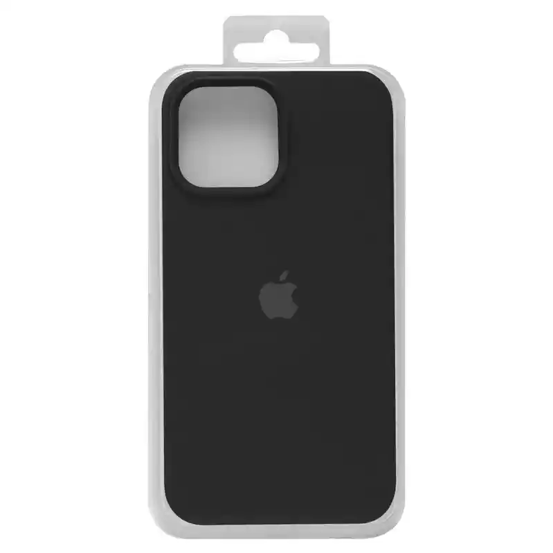 Estuche Silicone Case Iphone 13 Pro Max Negro