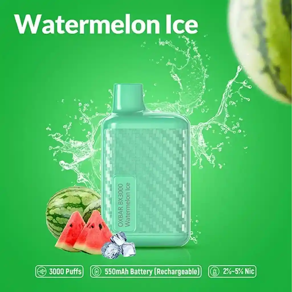 Watermelon Ice - Oxbar - Bx3000 3000 Aspiraciones