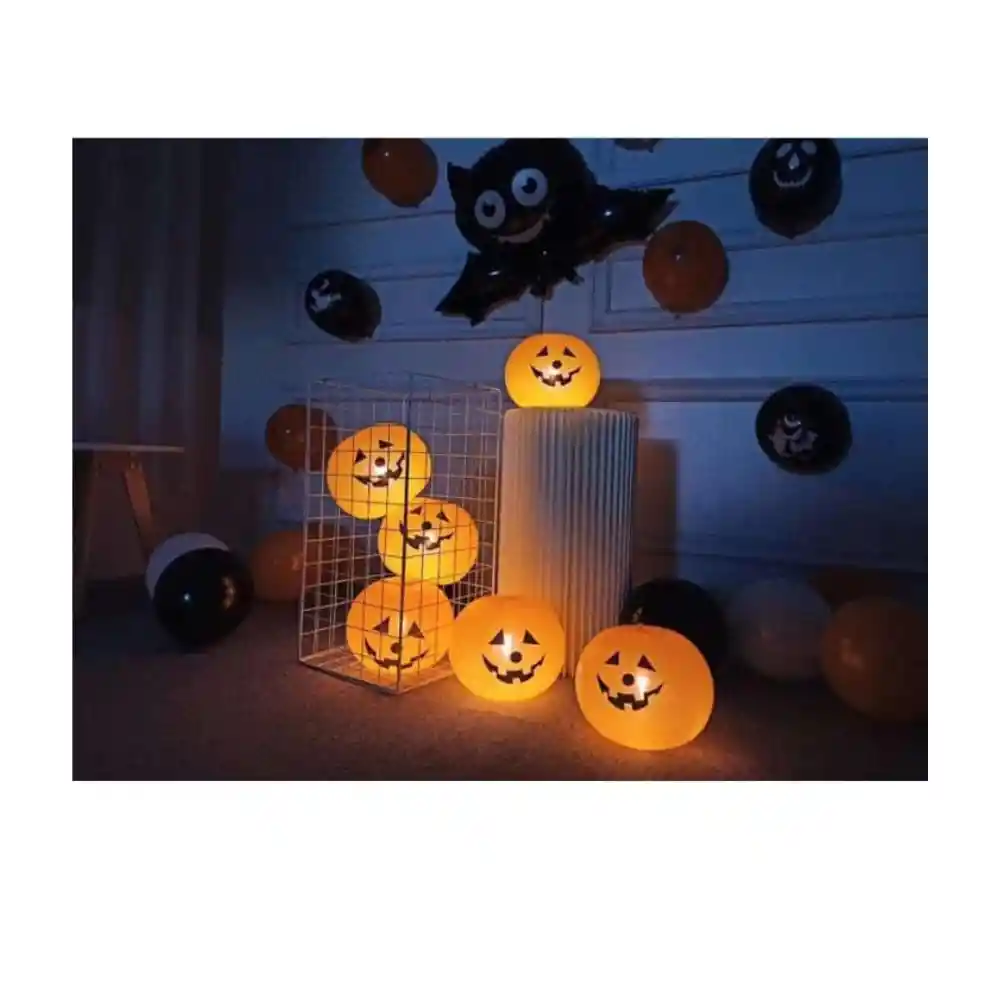 Globo Halloween Calabaza Grande Set X6 Decoración