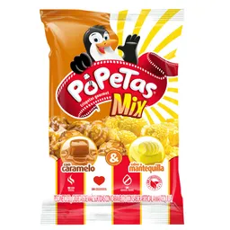 Popetas Crispetas Mix Sabor Caramelo y Mantequilla