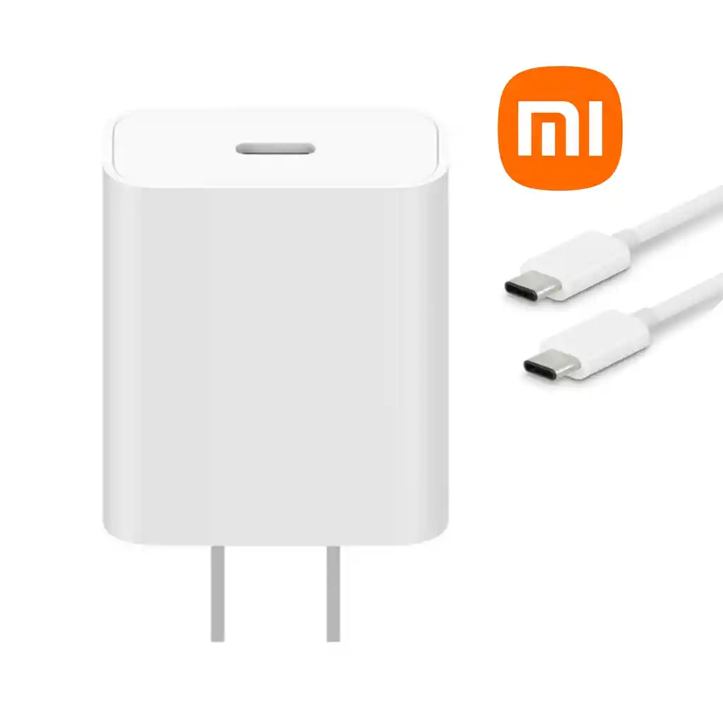 Adaptador Cargador Mi Pd Carga Rápida 25w Usb C 3a Con Cable