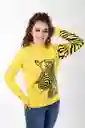 Sweater Cebra Amarillo