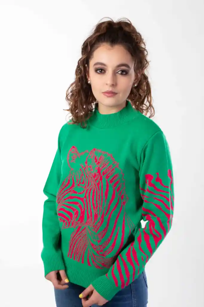 Sweater Cebra Verde