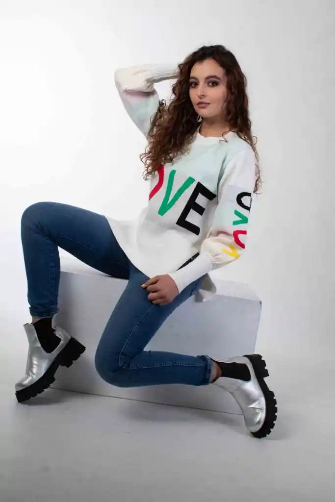 Sweater Love Marfil