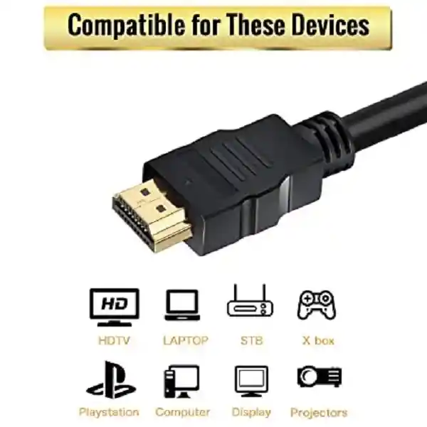 Hdmi 4k 3d Full Hd 2 Metros Original Hd