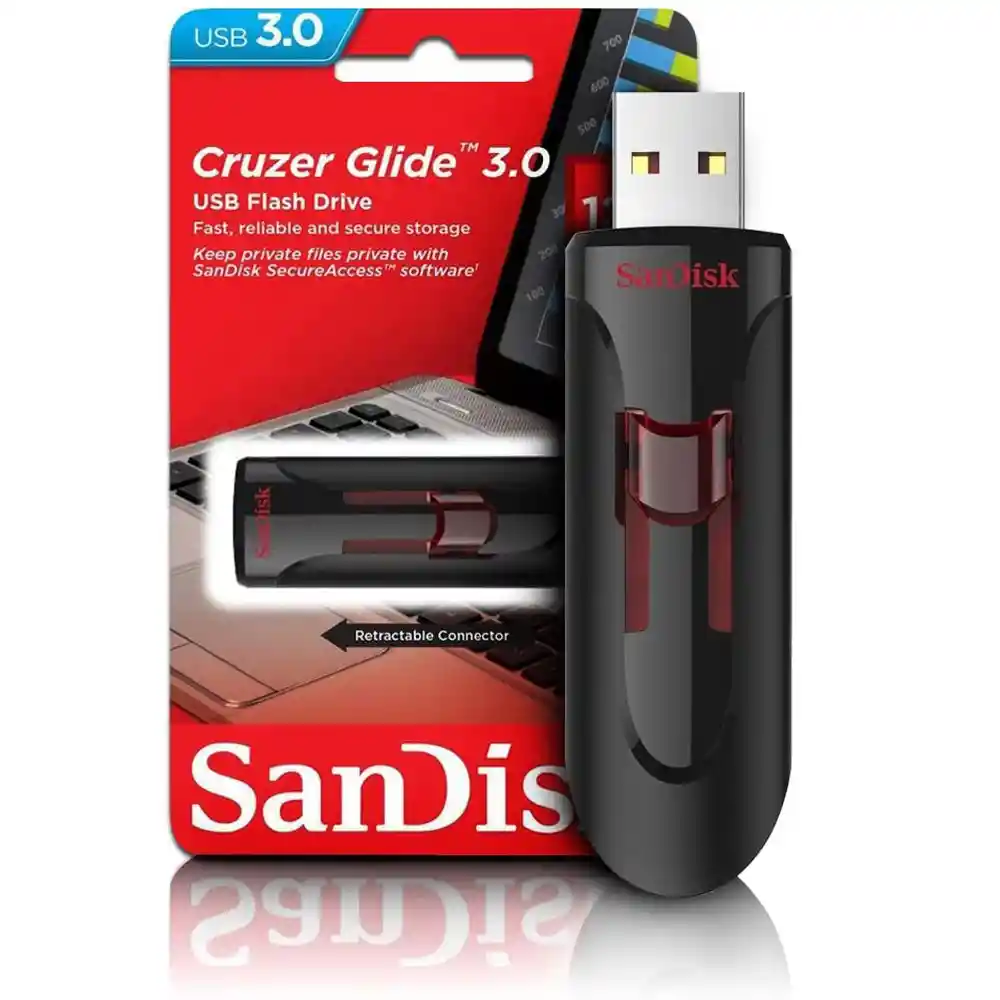 Sandisk Usb 3.0 Cz600-128gb Flash Drive Cruzer Glide/usb Dual Drive 128gb