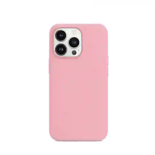 Estuche Forro Silicone Case Iphone 15 Pro Rosado