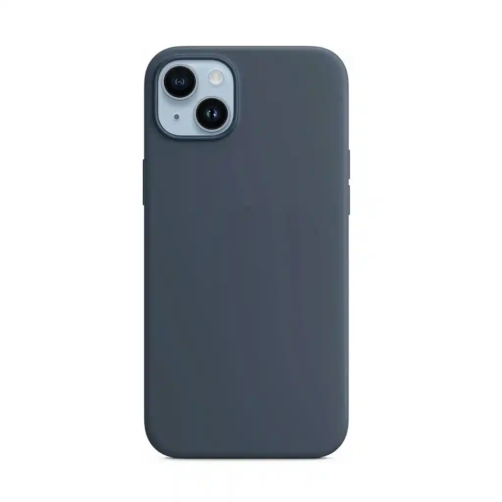 Estuche Forro Silicone Case Iphone 15 Azul