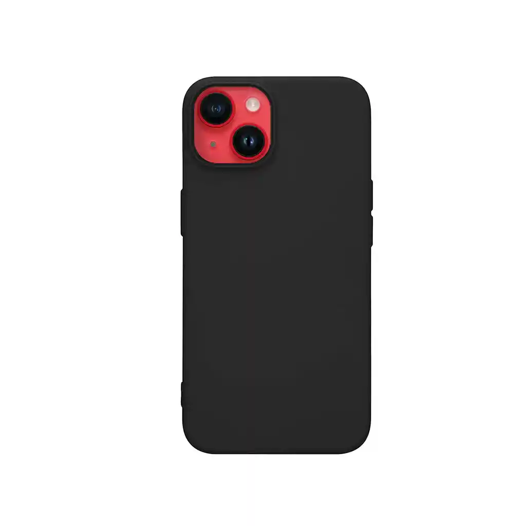 Estuche Forro Silicone Case Iphone 15 Negro