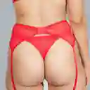 Talla M Liguero Con Ligas Rojo Deseo