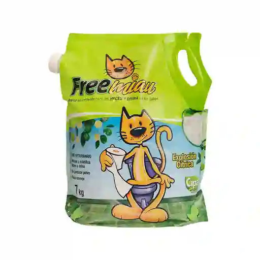 Arena Para Gatos Freemiau Cítrica 7kg