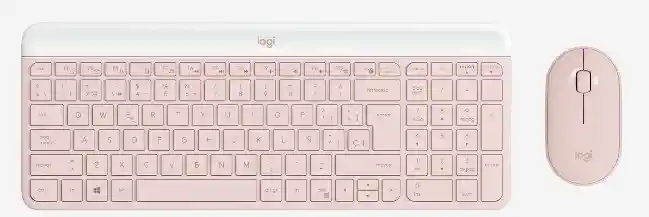 Logitech Mk470 Rosa Combo De Teclado Y Mouse