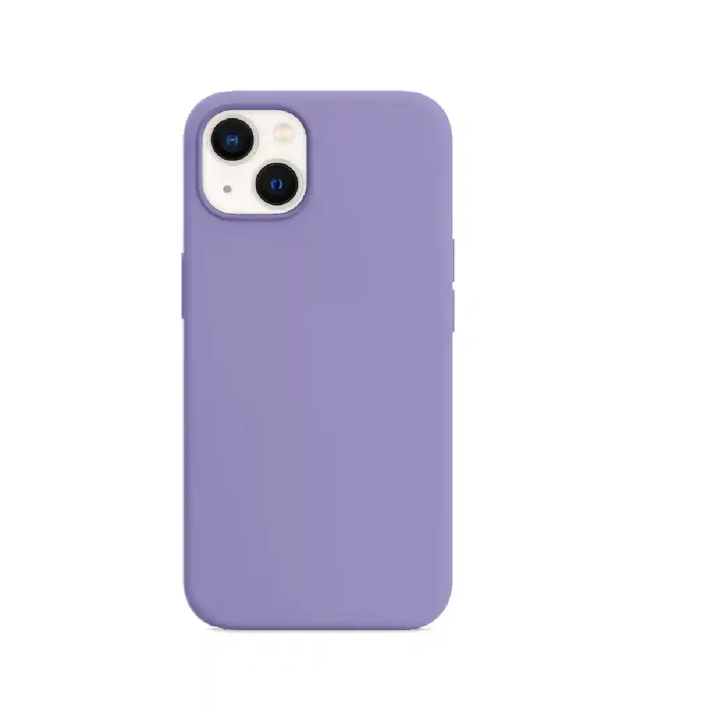 Estuche Forro Silicone Case Iphone 15 Plus Lila