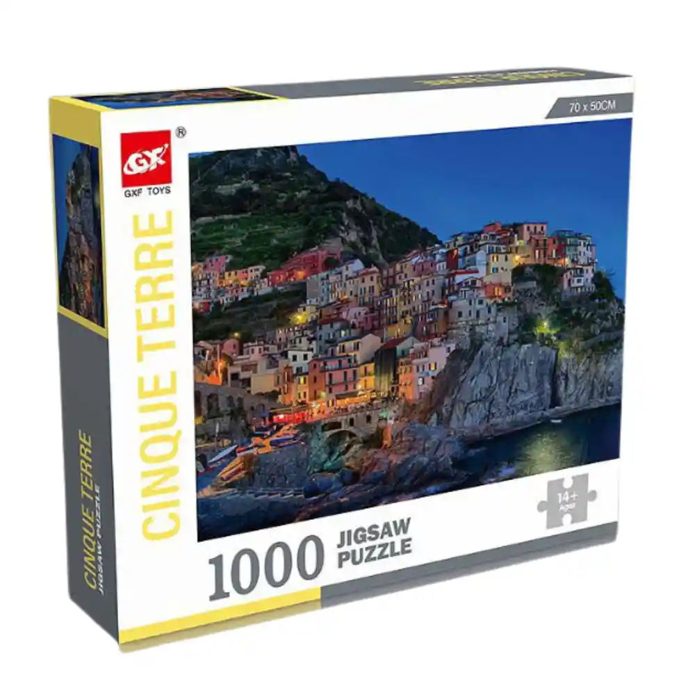 Rompecabezas Puzzle 1000 Pcs Cinque Terre Italia 50cmx70cm