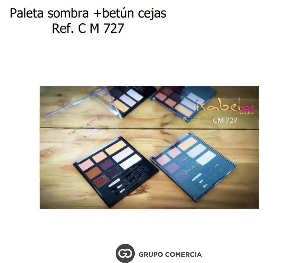 Paleta De Sombras Con Betún Para Cejas 9 Tonos