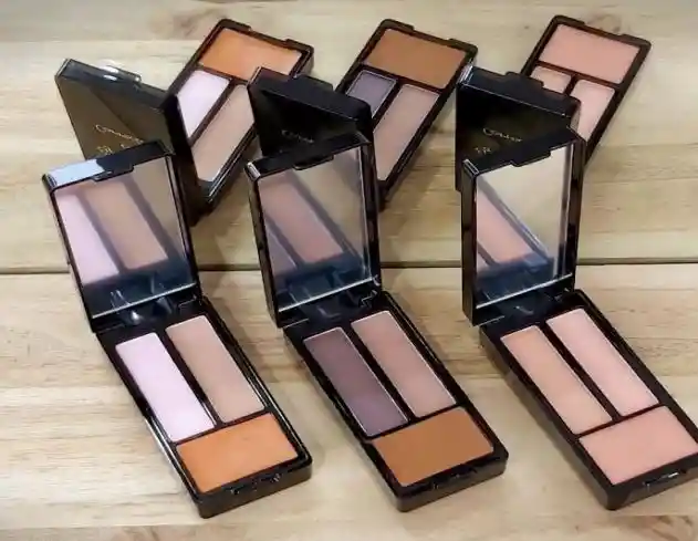 Sombras X3 Con Betún Para Cejas Y Espejo