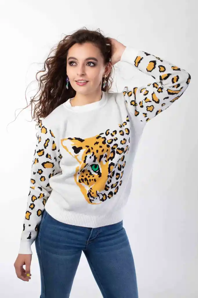 Sweater Leopardo Amarillo