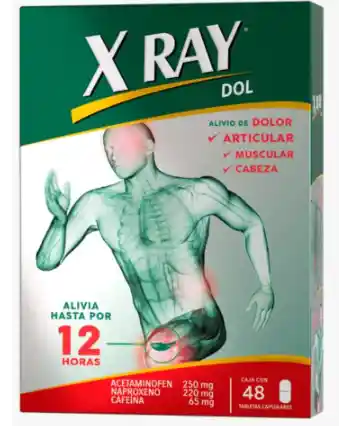 X Ray Dol X 4 Tabletas 			