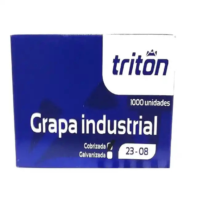 Caja De Ganchos Triton Para Cosedora 23/8 8mm Para 50 Hojas