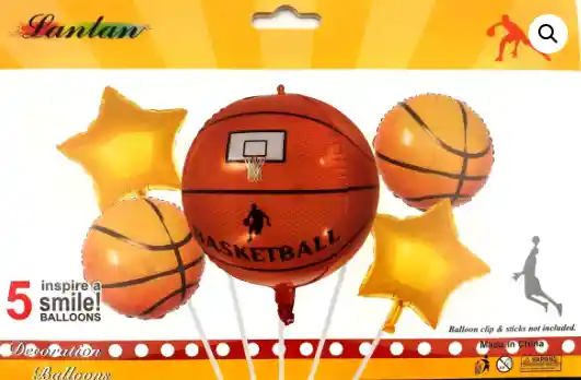 Bouquet Globos Basketball