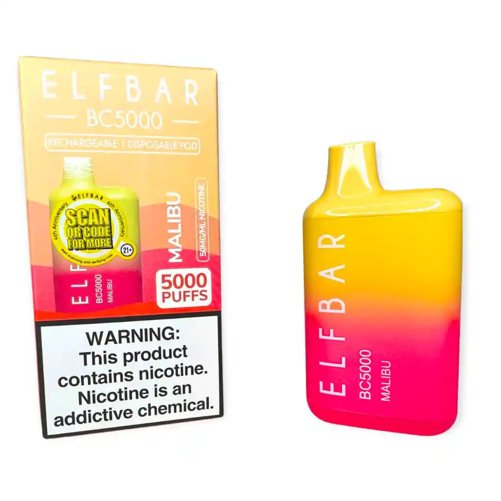 Vaper Elfbar Malibu 5000puffs