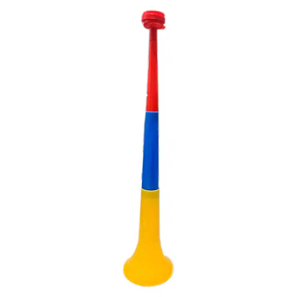 Vuvuzela Corneta Fútbol 56cm Grande Plegable Tricolor Colmbia