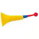 Vuvuzela Corneta Fútbol 56cm Grande Plegable Tricolor Colmbia