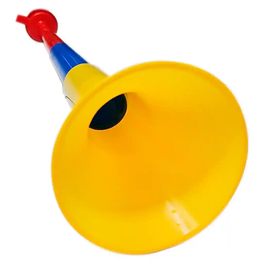 Vuvuzela Corneta Fútbol 56cm Grande Plegable Tricolor Colmbia