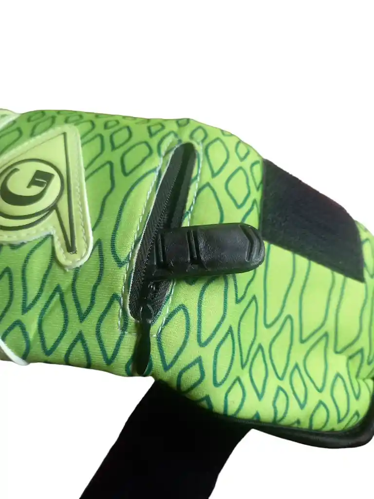 Guantes Portero Para Fútbol Arquero Talla:8 Antifracturante Extraible - Verde