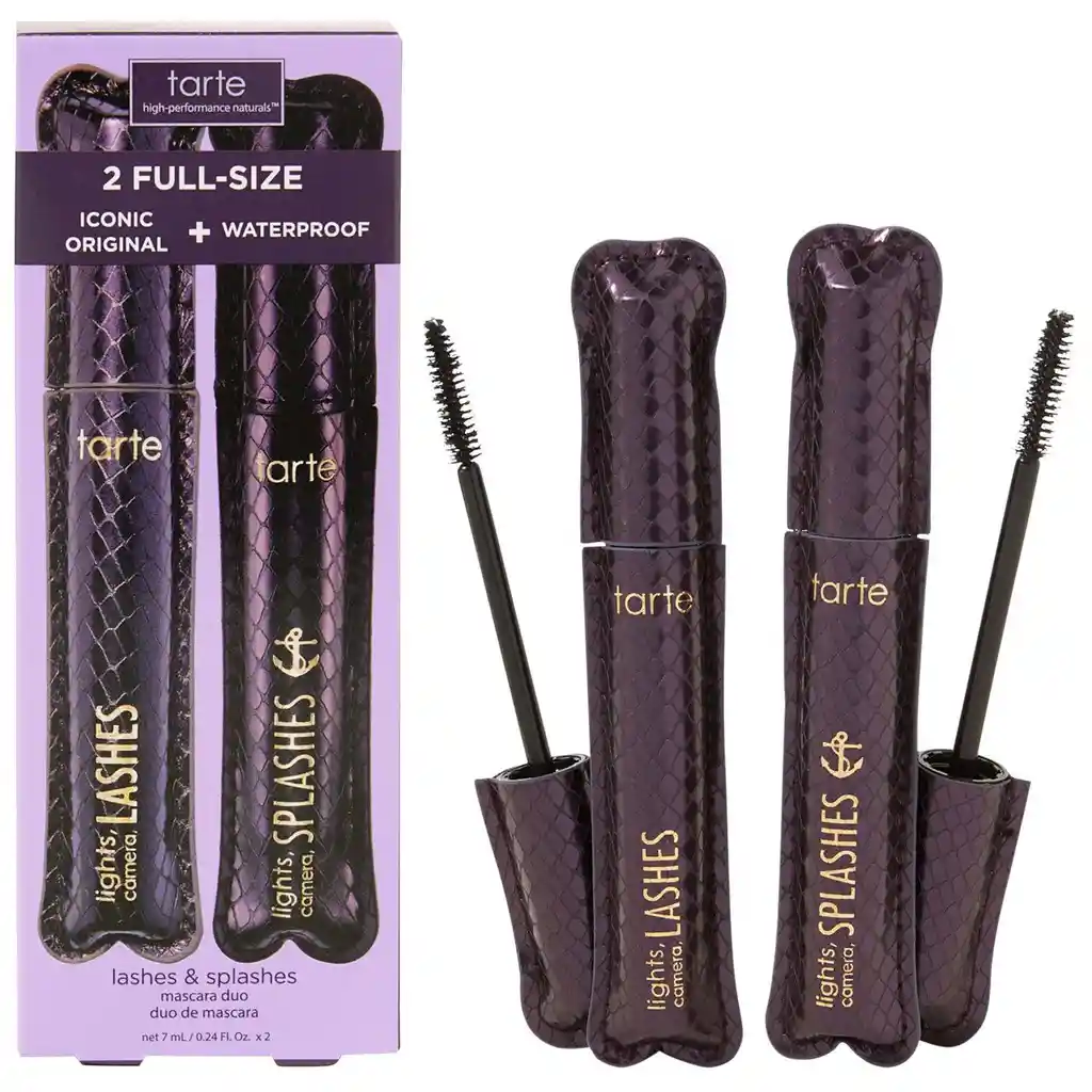 Duo De Pestañinas Lashes Splashes Mascara Duo – Tarte