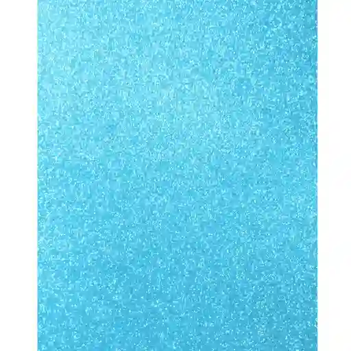 Foami Escarchado Azul Cielo Carta