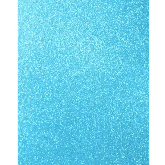 Foami Escarchado Azul Cielo Carta