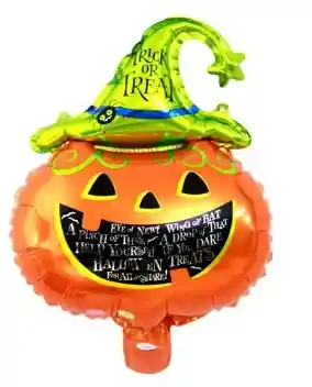 Globos Metalizados De Halloween X 2 Und