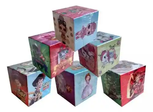 Cubo Rubik Personajes Animados