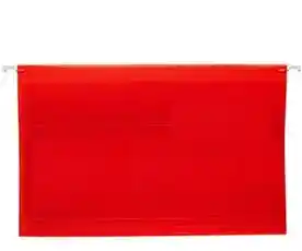 Carpeta Legajadora Colgante Plastica Oficio, Roja