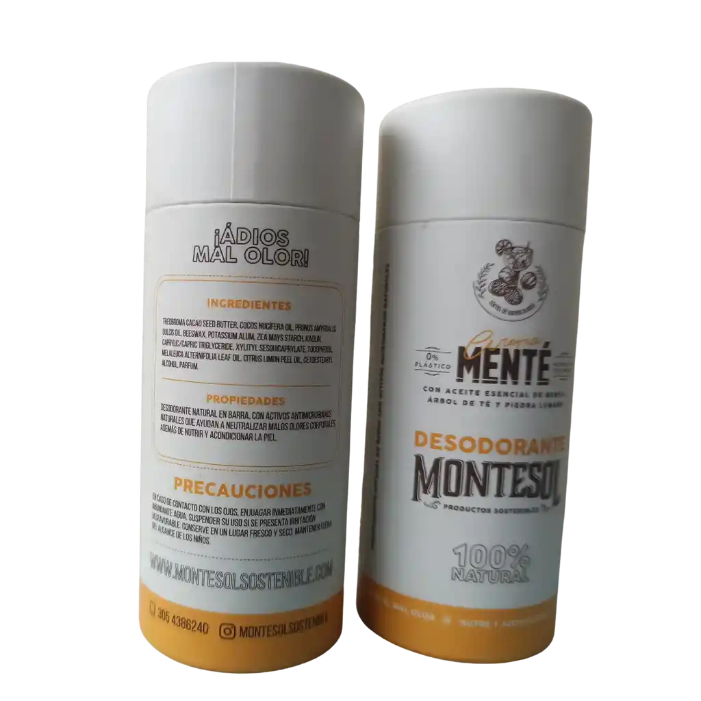 Desodorante Montesol Menté ( Menta Y Té)