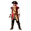 Disfraz Pirata Sombrero + Parche Arete + Espada Corta Daga