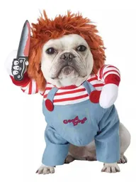 Disfraz Chucky Para Perro Halloween Razas Pequeñas Y Medianas