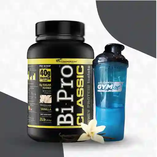 Bi Pro Clasica 2 Libras . Proteína Bipro + Shaker