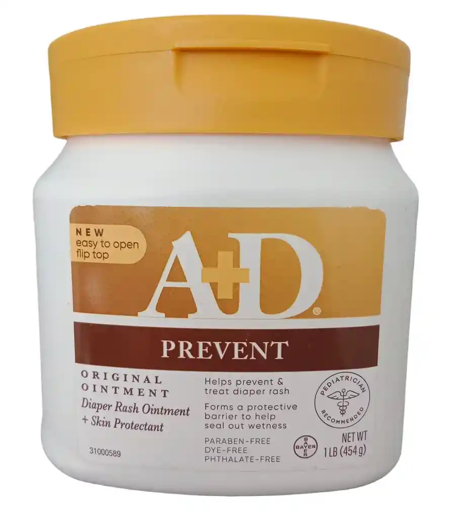 Crema A+d Antipañalitis Prevencion Pañalitis 454 G Ad