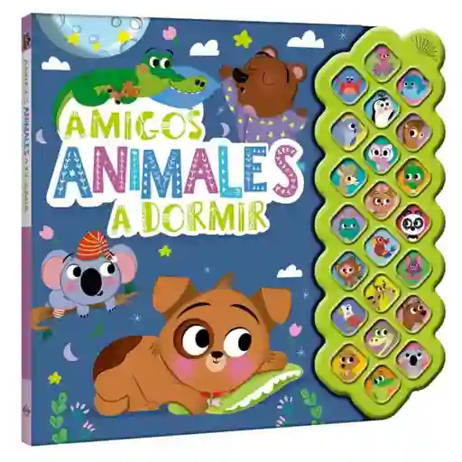 Libros Didactico Amigos Animales A Dormir Con 22 Sonidos Lexus