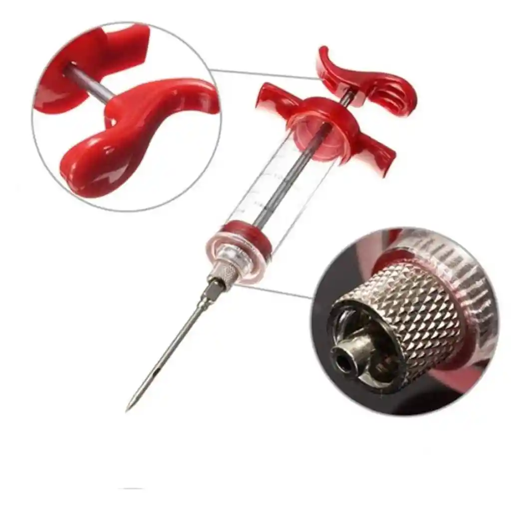 Jeringa Inyectora De Carne Agujas Inyectoras De Adobo