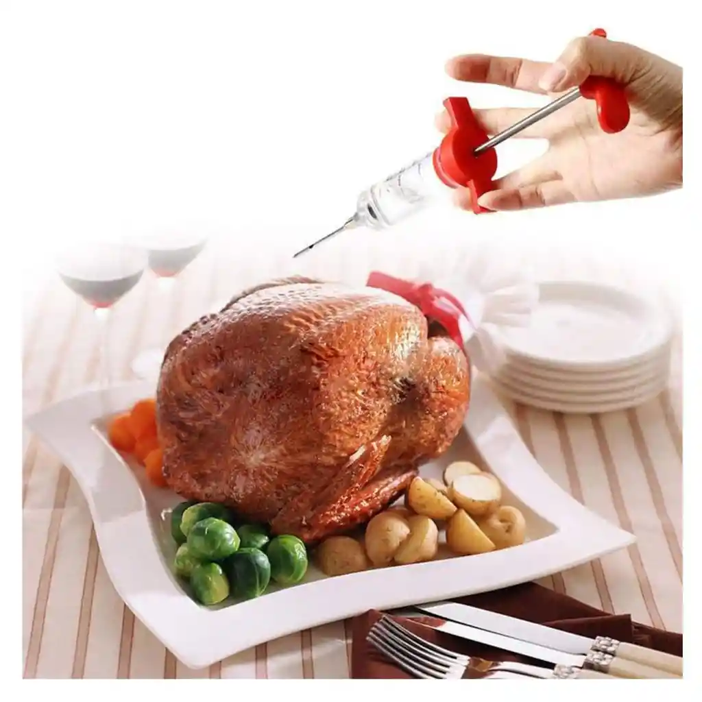 Jeringa Inyectora De Carne Agujas Inyectoras De Adobo