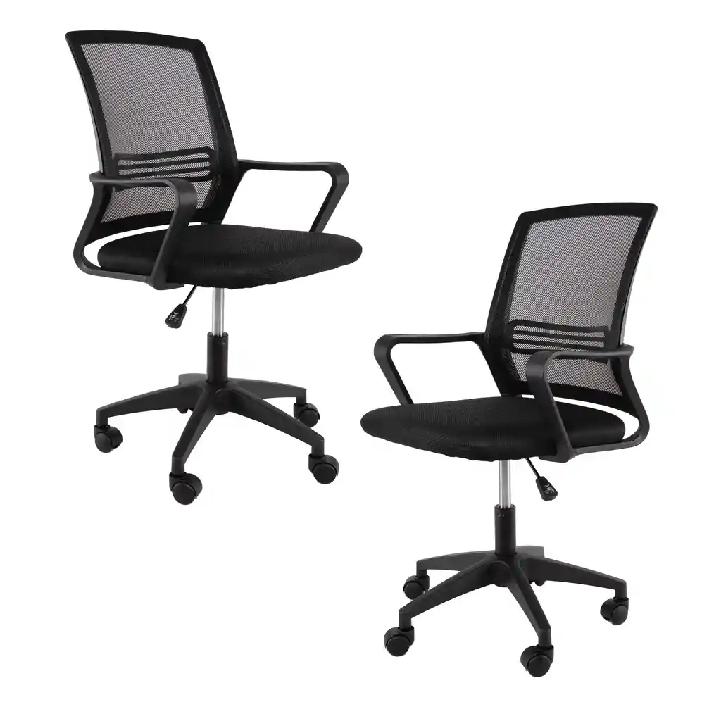 Set 2 Sillas De Escritorio Ergonomica Para Oficina Giratoria