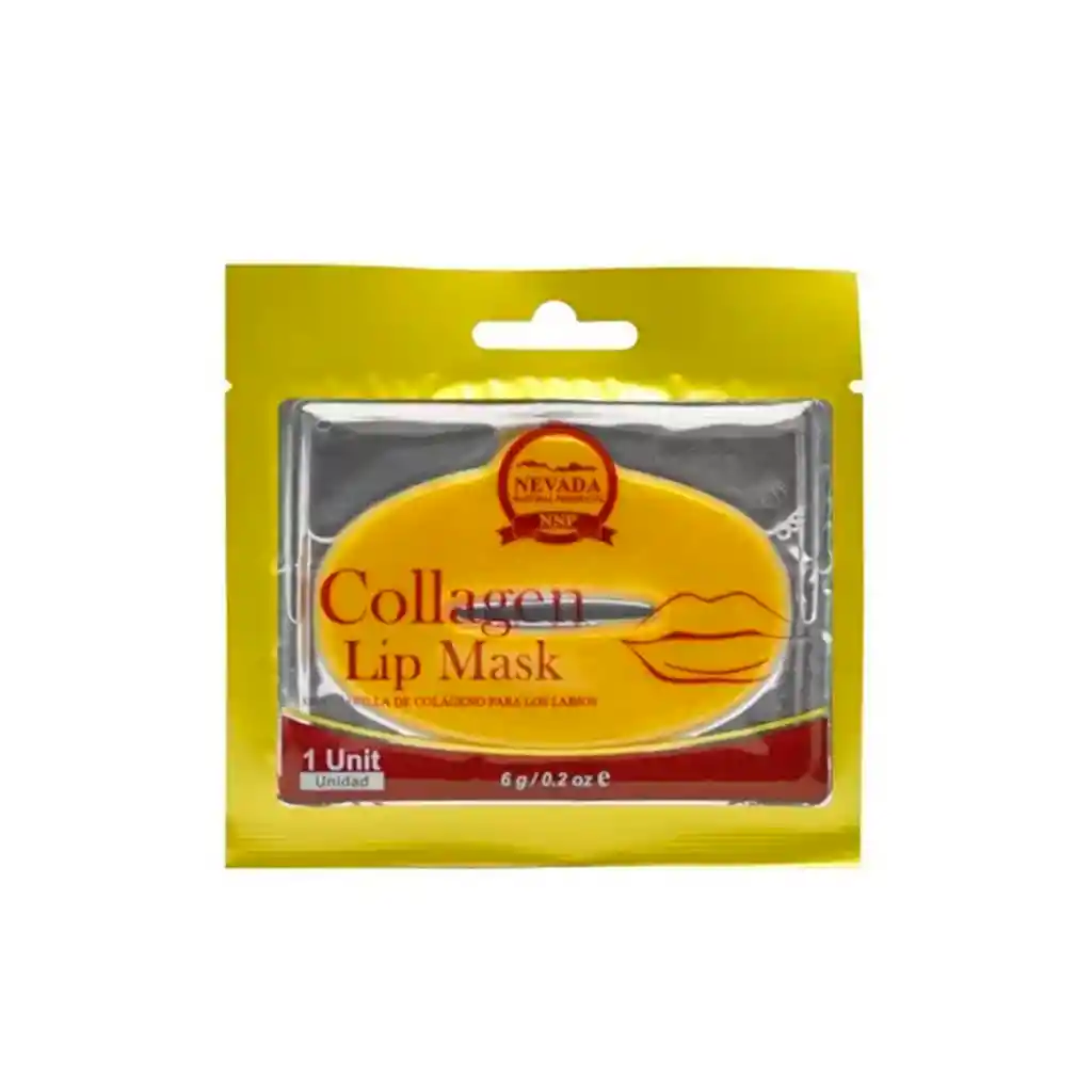 Nevada Mascarilla De Colágeno Para Labios – Collagen Lip Mask, 6g X 20 Unidades En Caja