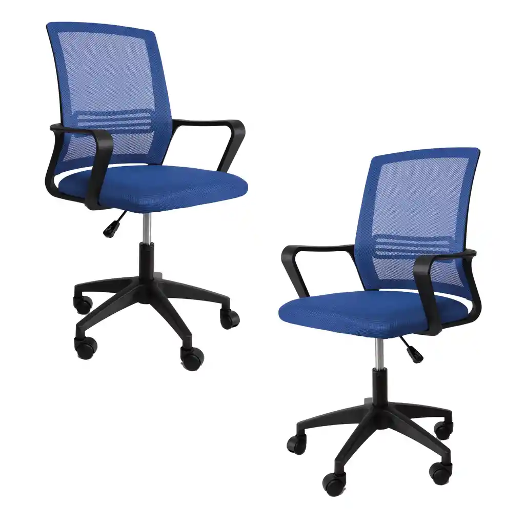 Set 2 Sillas De Escritorio Ergonomica Para Oficina Giratoria