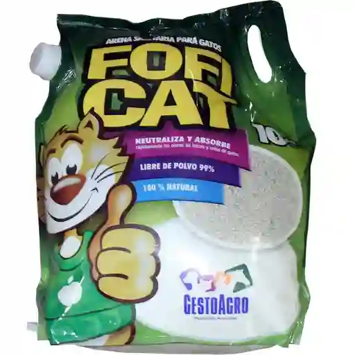 Arena Para Gatos Fofi Cat Manzana 10 Kg