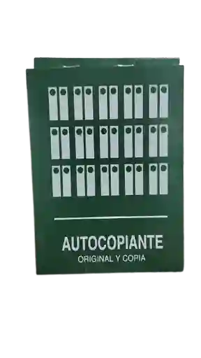 Facturero Autocopiante Pequeño