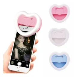 Aro Luz Led Selfie Corazon Para Celular + Espejo + Soporte