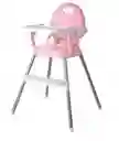 Silla Comedor Bebe 3 En1 Portatil Kidshop Baby Rosado